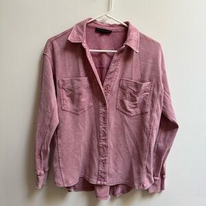 Pink Button Up Shirt